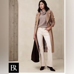 Banana Republic Ecru Jeans Low Rise Bootcut, Sz 14/32.